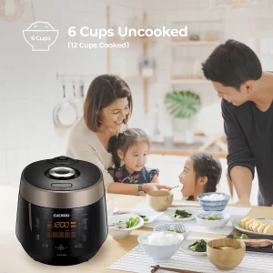 CUCHEN IR Electric Pressure Rice Cooker For 6 People