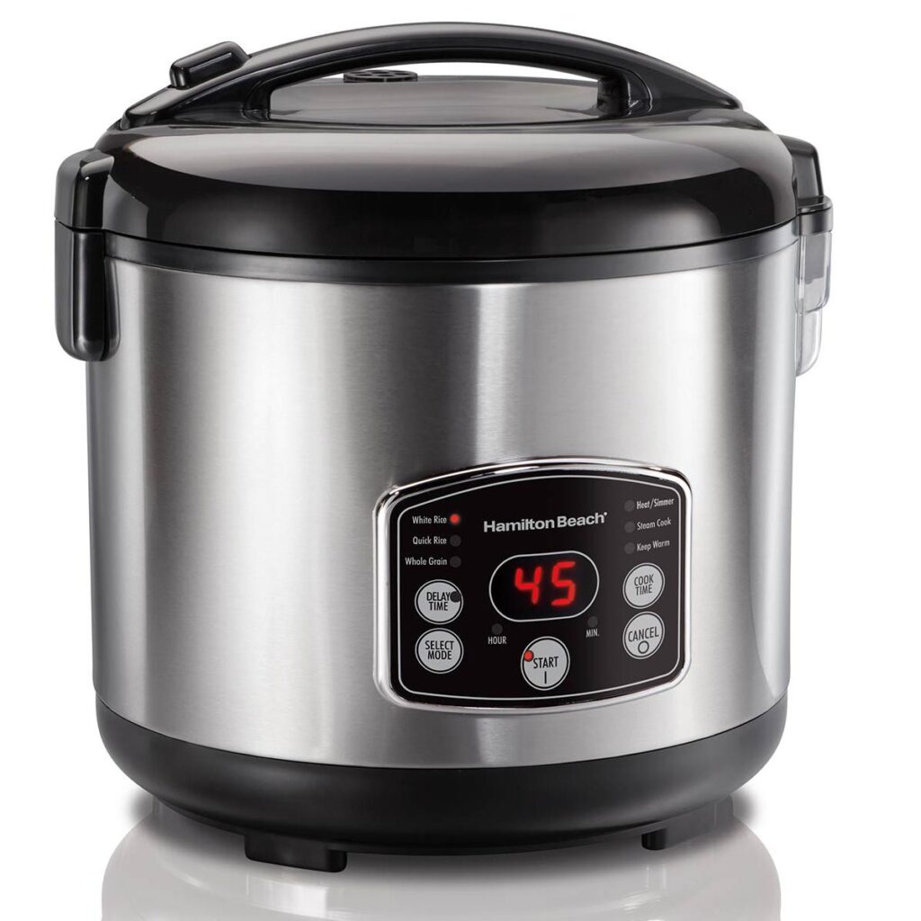 Hamilton Beach Digital Simplicity Rice Cooker & Food Steamer