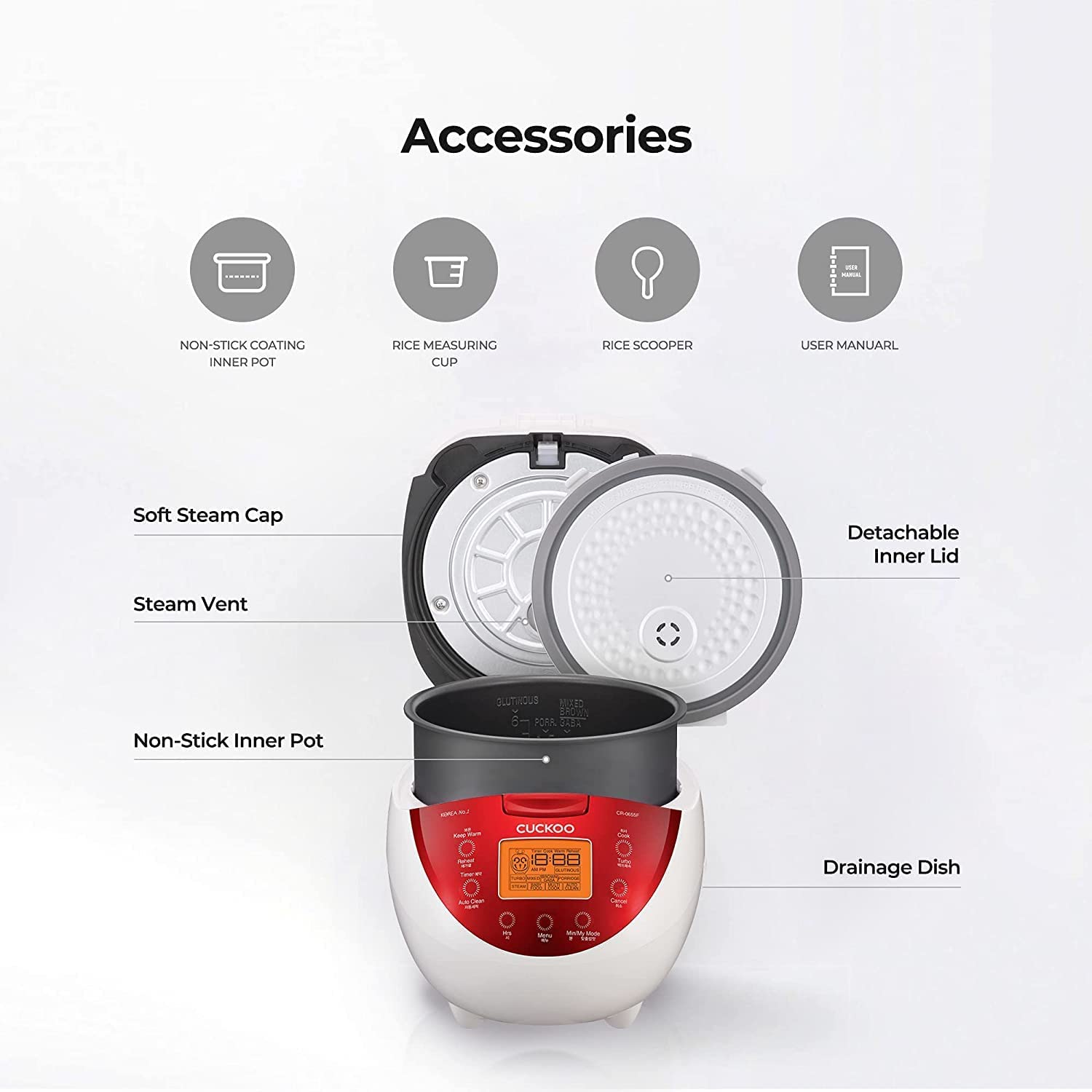 CUCKOO CR-0655F Micom Rice Cooker