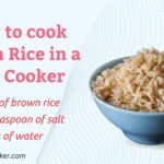 how to cook brown rice in a rice cooker
